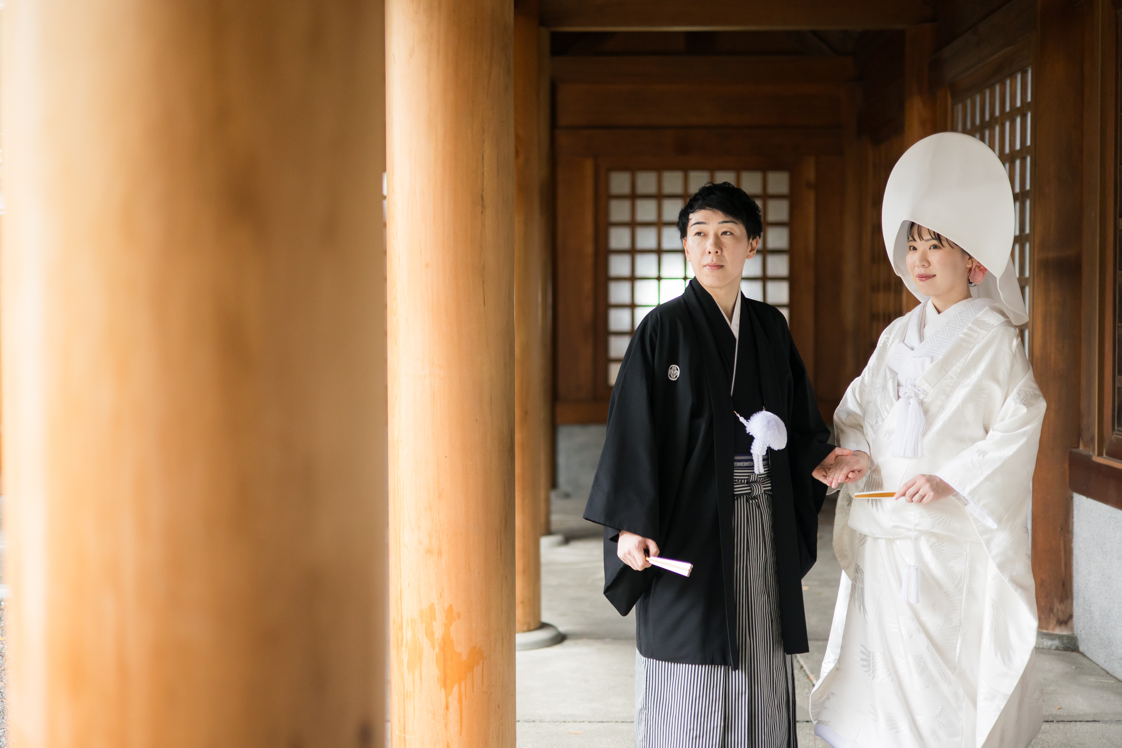 【2024年10月ウェディングレポート】遠方の親族を招待して、北海道神宮で叶えた神前式♪